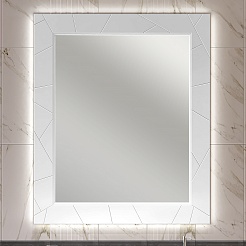 Opadiris Мебель для ванной Луиджи 90 One 67 подвесная белая матовая – фотография-10